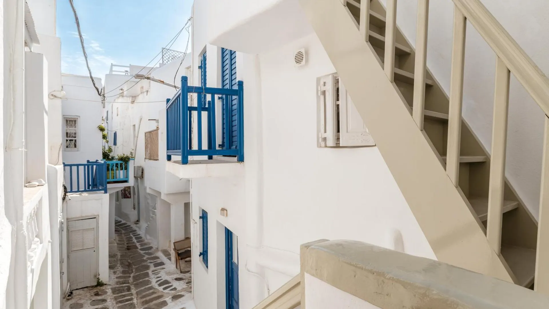 Anchor Yalos - Twin Bed Room 1 Mykonos Town Gasthuis